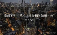 意想不到！手机上推特相关知识 · 热点572