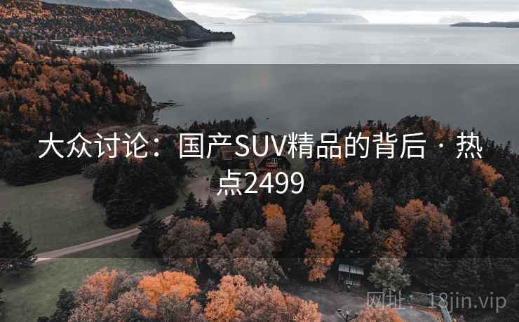 大众讨论：国产SUV精品的背后 · 热点2499